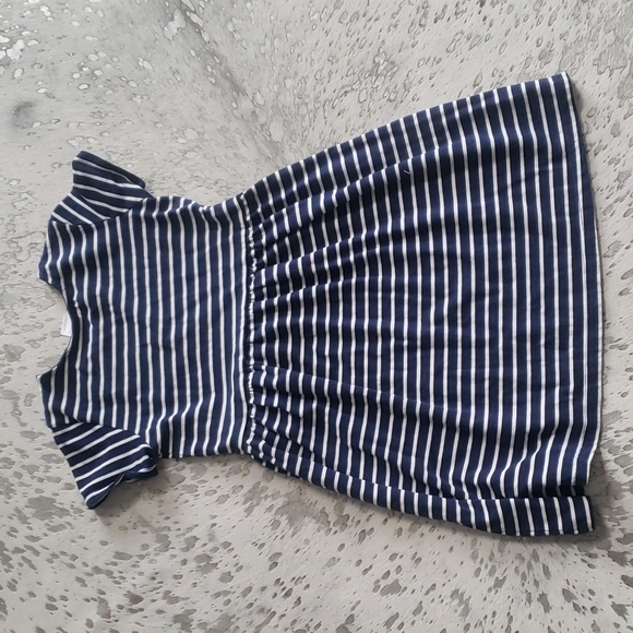 Hannah Andersson Stripe Unicorn Pocket Dress Sz10 - Picture 4 of 5